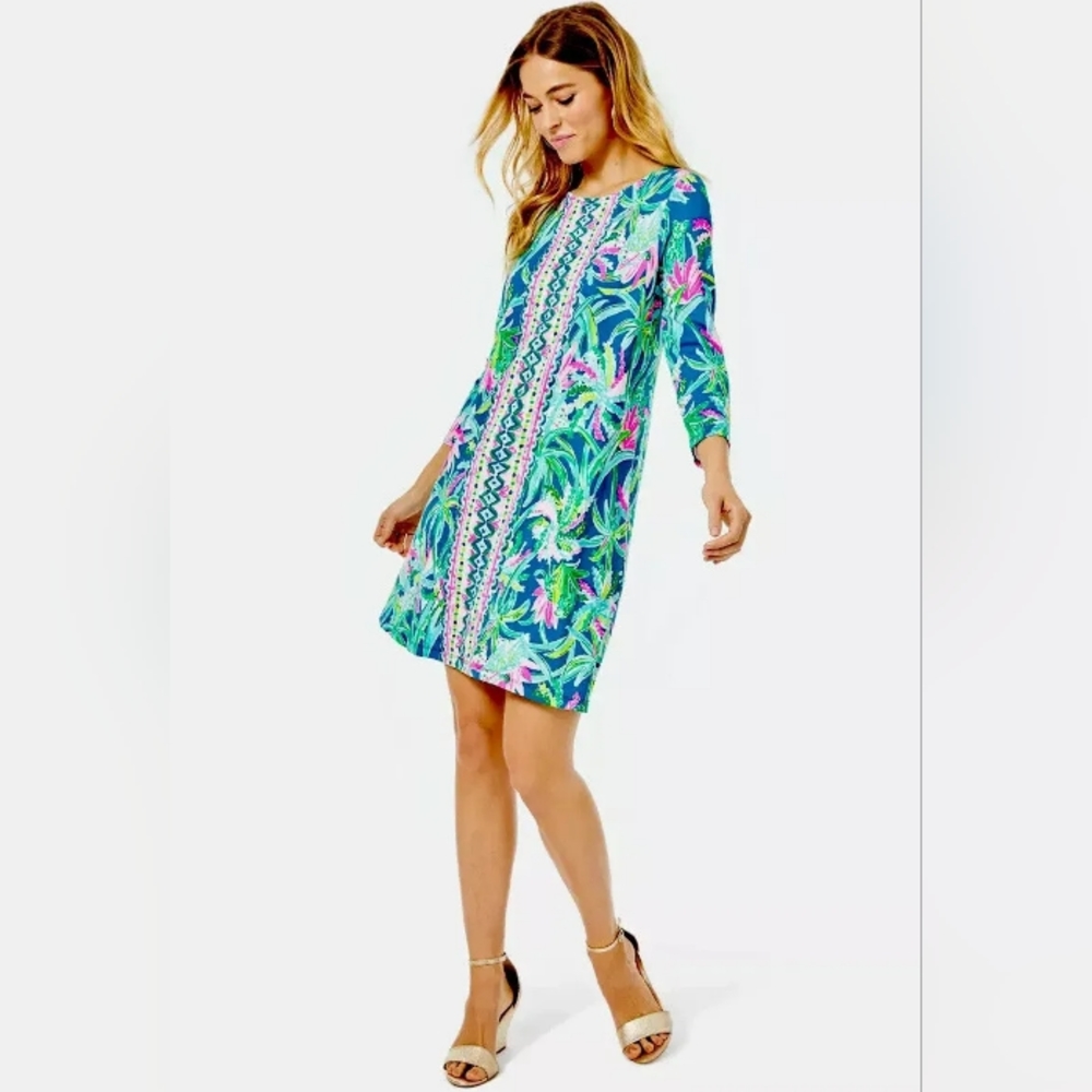 LILLY pultizer ophelia dress in mcaw Blue size small